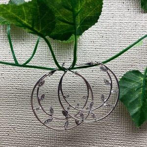 Silver Hoop Earrings